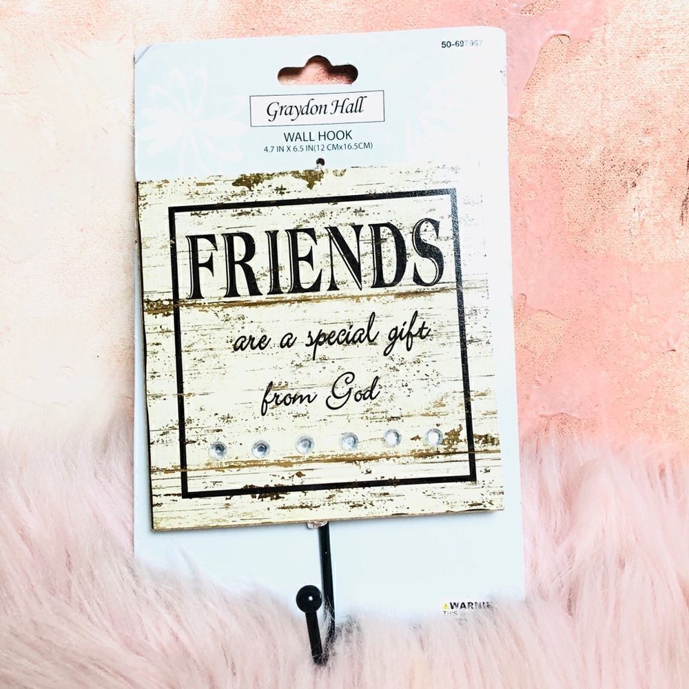 NWT Graydon Hall Friends Decorative Hook